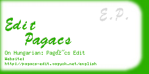 edit pagacs business card